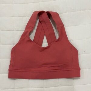 Lululemon Pink Sports Bra Halter Neck